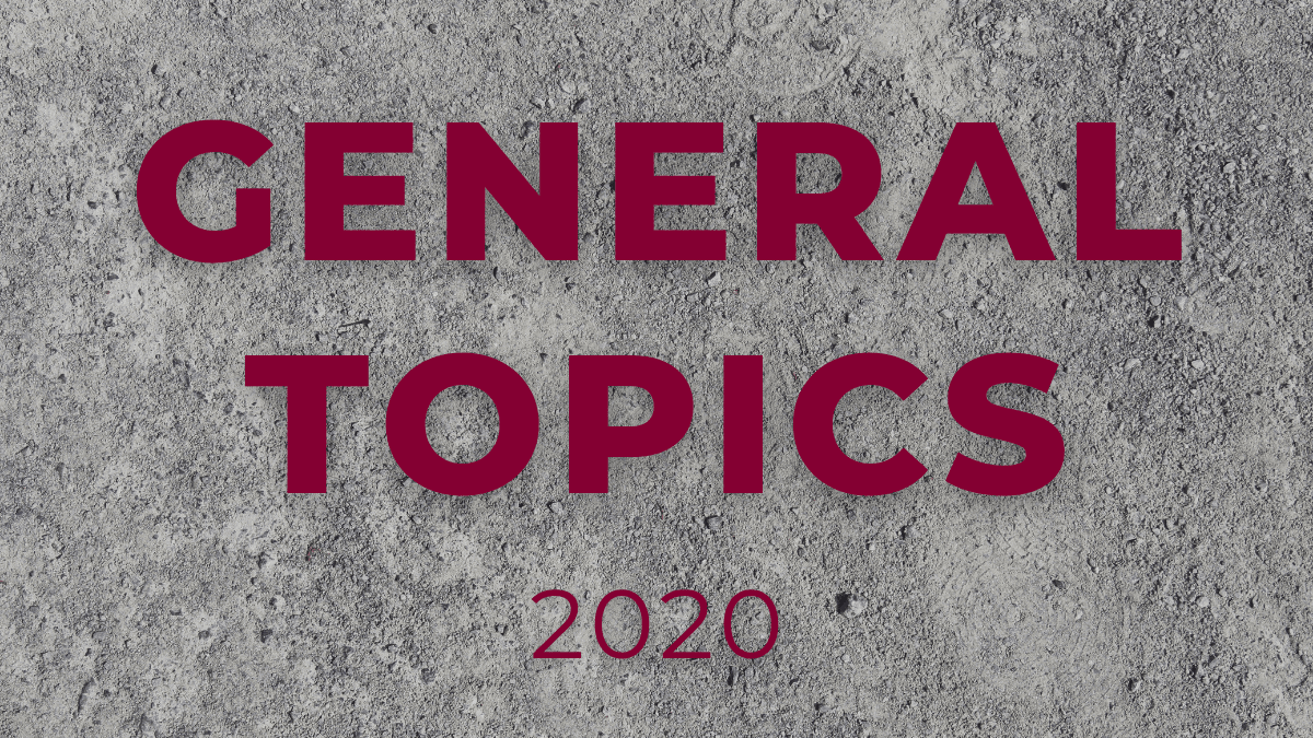 General Topics 2020